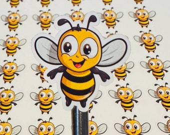 Bee Stickers, bee labels, sticker sheet, Sheet, Planner Stickers, Laptop Stickers, Bee Lover Gift