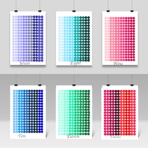 Planner Dot Stickers, Journal Stickers, Round circle Stickers, Planner Dots