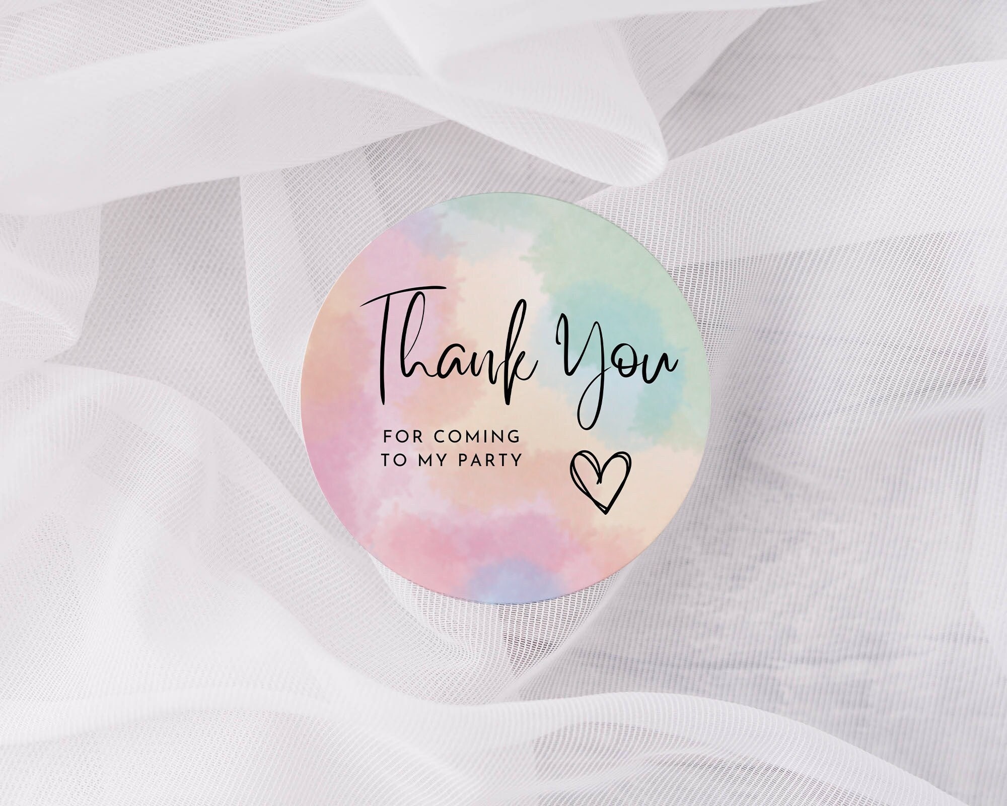 Thank You for Coming to My Party Stickers, Goodie Bag Stickers, Thank — free download