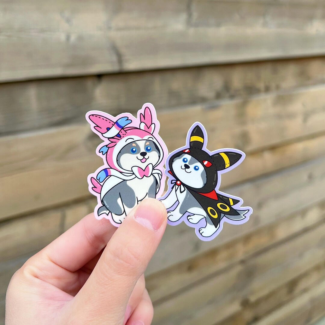 Dog Sticker Cute Monster Costume Wolfies Dishwasher Safe Etsy