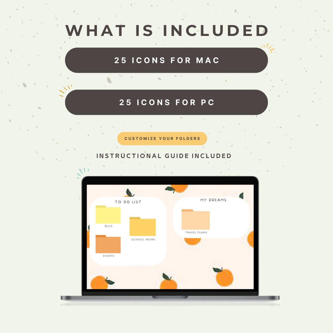 Desktop Folder Icons | PC, MAC | Colourful Icons | MacBook Folder Icons ...