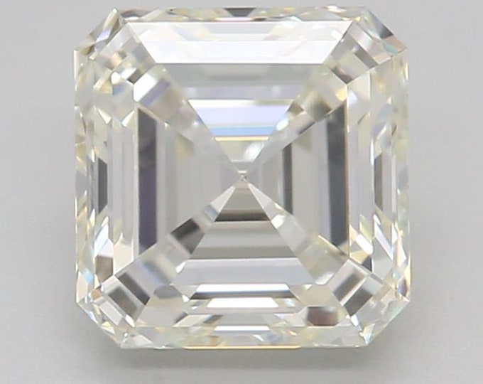 Certified 1.07CT Square Emerald J VS1 EX EX None Loose Lab Grown Diamond