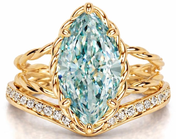 6CT Oval Fancy Intense Green Lab Diamond, VS1 Clarity, IGI Certified Loose Stone