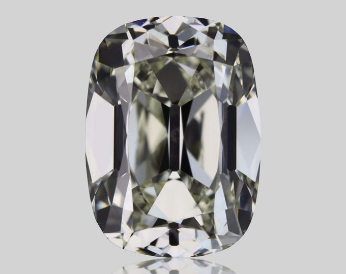 GIA Earth Mined Old Miner Cut 1.5CT L VS2 2EX / Custom Engagement Ring