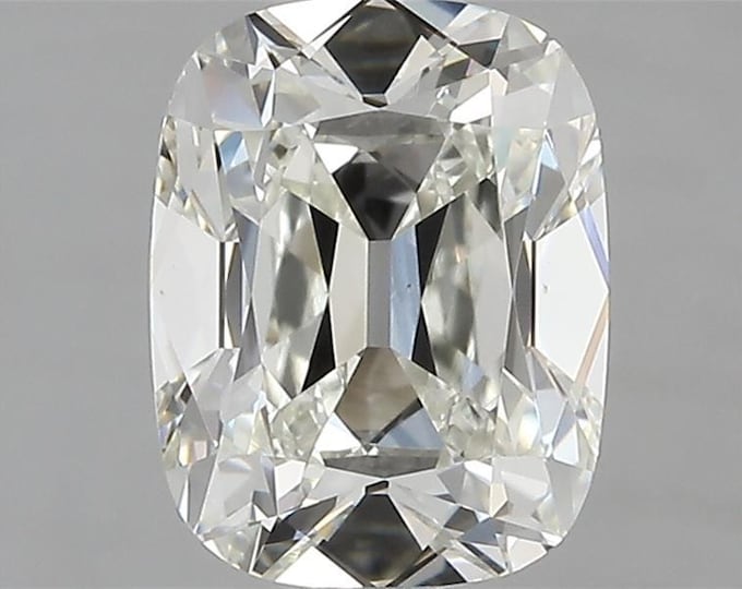 GIA Earth Mined Old Miner Cut 1.7CT K VS2 2EX / Custom Engagement Ring