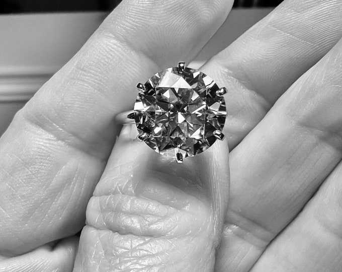 Special Pricing!  6.01CT Round Brilliant I SI2 ID EX EX Diamond /Engagement Ring