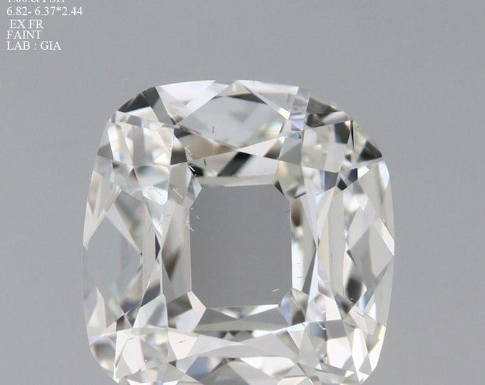 GIA 1.01CT Old Mine Cut Diamond: Earth Mined, No Treatment