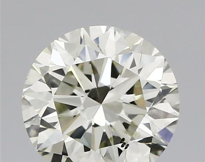 IGI 3CT Round Brilliant Cut M VS2 3EX Earth Mined Diamond Engagement Ring