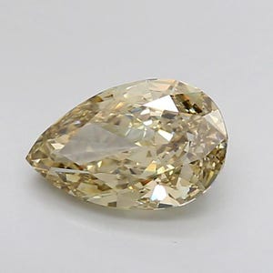 2CT Pear Fancy Yellow Lab Grown Diamond VS1 - Loose Diamond or Engagement Ring