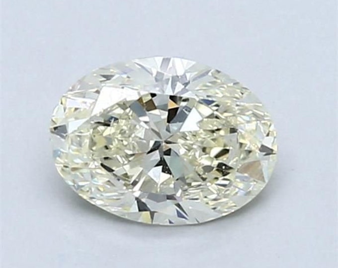 GIA Earth Mined 0.80CT Oval M Color SI2 VG VG Loose Natural Diamond