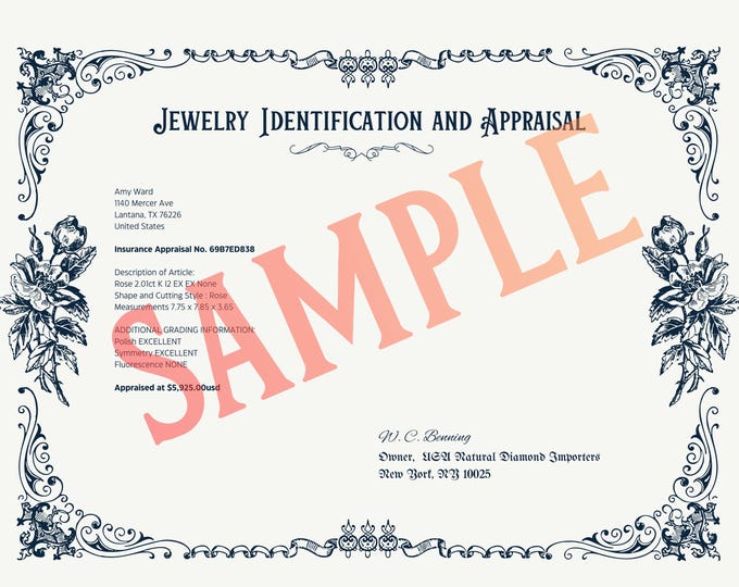 Jewelry Appraisal  & Identification