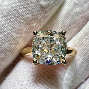 Certified 1.5CT Cushion Brilliant I VS2 2EX Loose Lab Grown Diamond / Engagement Ring