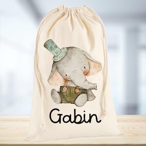 sac à doudou | sac de linge | les petites affaires de  | sac personnalisé | sac de rechange maternelle prénom