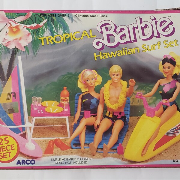 Piscine Barbie Vintage Mattel 1974 Hors-sol #8219 Avec Accessoires – États-Unis