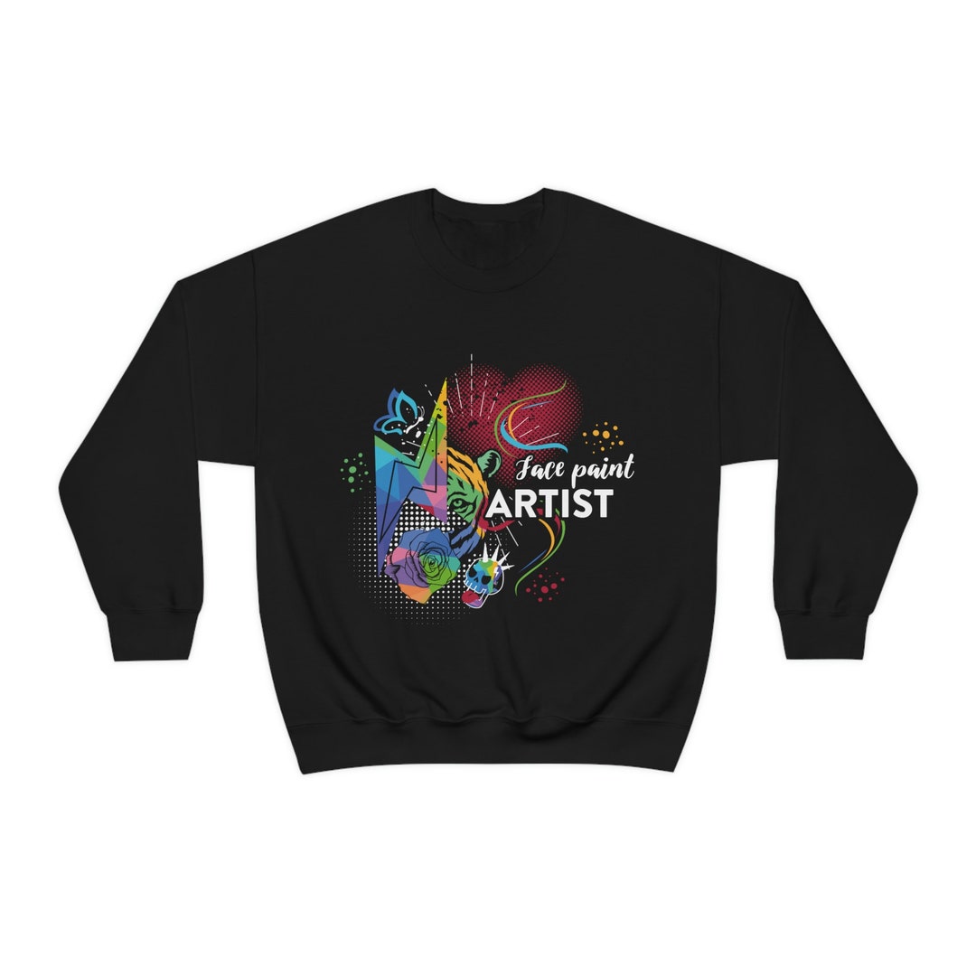 Face Painter Jersey Face Painter Sweater Face Painter Etsy