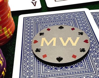Titanium Poker Card Protector – Precision Laser Engraved, Made in America