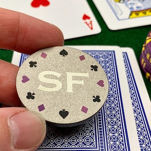 Titanium Poker Card Protector – Poker Gifts, Personalized Poker Accessory