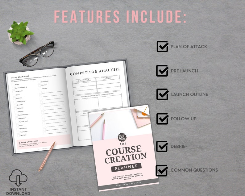 Create Your Online Course, INSTANT DOWNLOAD, Course Creators, Course ...