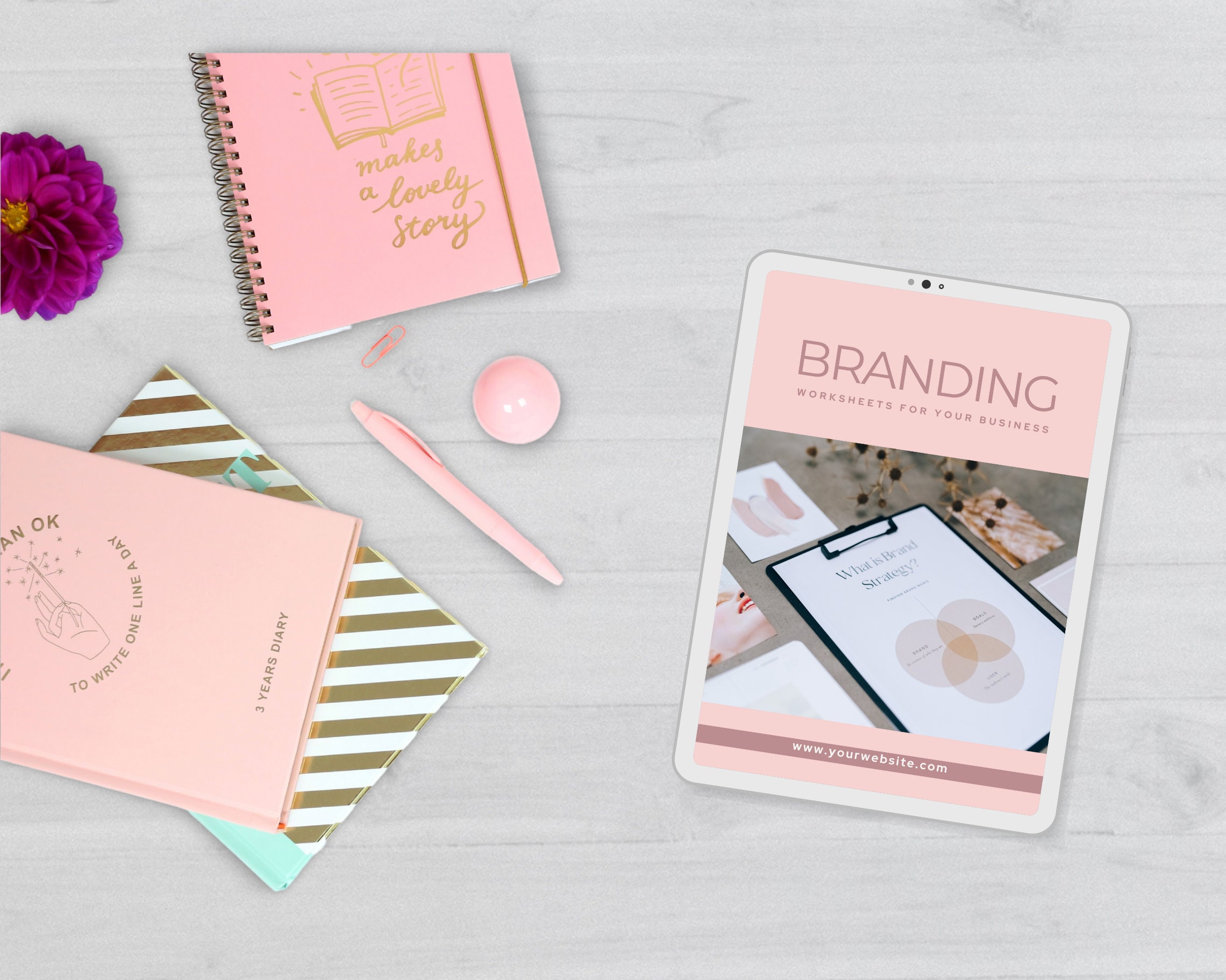 Branding Worksheet INSTANT DOWNLOAD Marketing Templates Build Your ...