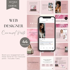 Web Design | Showit Website Designer Templates | Showit Instagram Links Template | Digital Download | Done For You Templates Web Designer