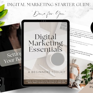 Done For You Digital Marketing Guide | Dfy Playbook | Master Resell Rights | Digital Marketing Tools | Faceless Marketing Starter Kit