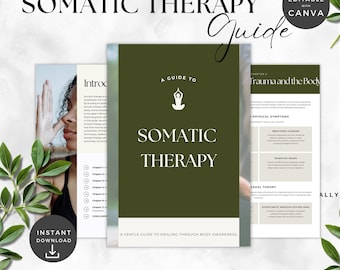 Mind-Body Connection eBook | Somatic Therapy Guide for Emotional Healing | Nervous System Support & Exercises | Wellness Therapy Tools