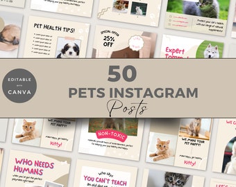 Postagens em mídias sociais de Pet Shop | Modelos de Blogger para animais de estimação | Postagens em mídias sociais de produtos para animais de estimação | Modelo veterinário | Modelos de tela para animais de estimação