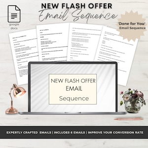 Email Scripts | INSTANT DOWNLOAD | Email Marketing Template Canva | Email Swipe Files | Email Sequence | Canva Email Newsletter Template