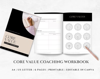 Life Coach Templates | INSTANT DOWNLOAD | Coaching Lead Magnet | Canva Coach Template | Coaching Worksheet Template | Coaching Resources