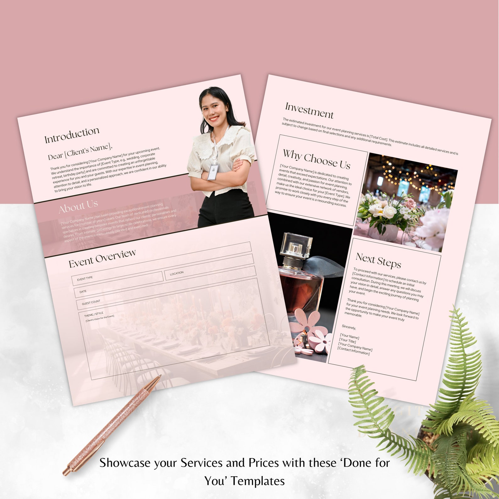 Event Management Proposal | Wedding Planner | Canva Project Guide ...