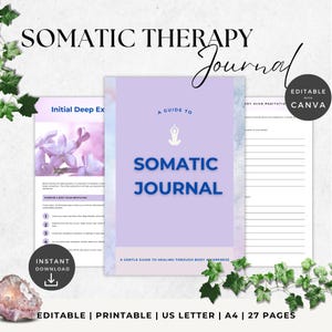 Somatic Journal: Coping Skills for Trauma | Emotional Regulation | Self Care for Moms | Wellness Strategies | Nervous System Regulation