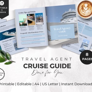 Travel Agent Cruise Guide | Instant Download Templates | Cruise Planning | Travel Agency Resources | Templates for Travel Agents