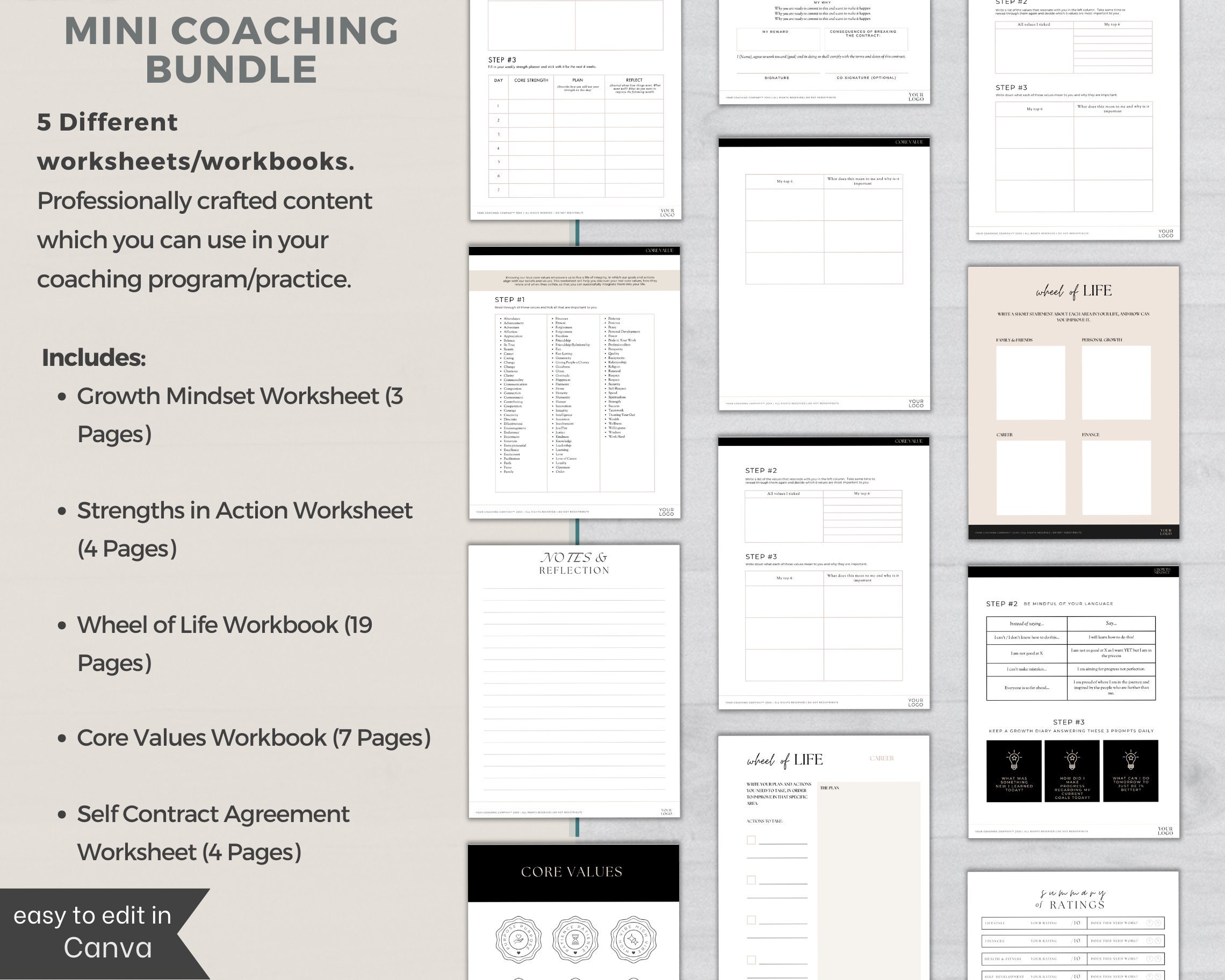 Done for You Coaching Templates INSTANT DOWNLOAD Editable Canva Done for You Coaching Templates INSTANT DOWNLOAD Editable Canva