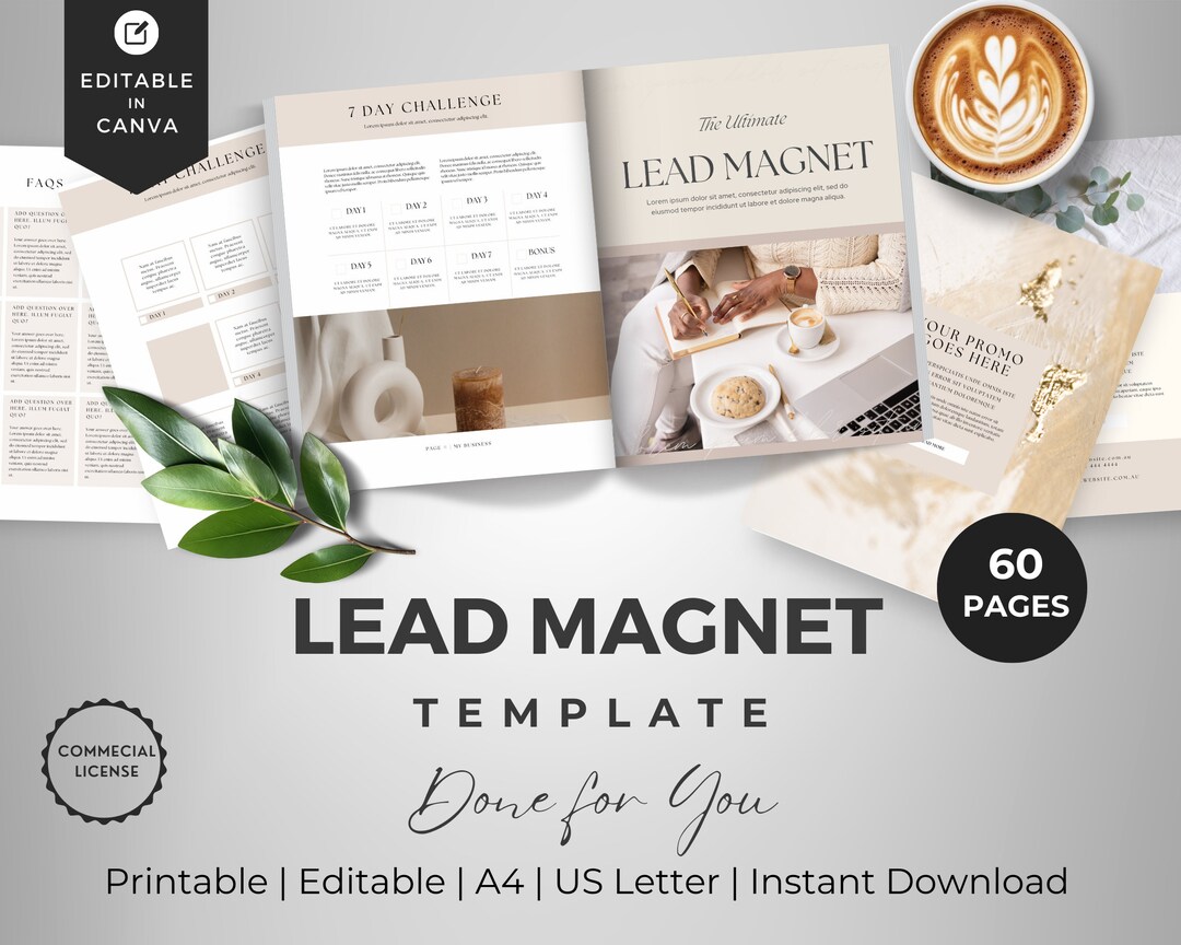 Lead Magnet Ebook | INSTANT DOWNLOAD | Done for You Lead Magnet ...