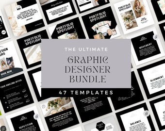 Instagram-postsjablonen voor grafische ontwerpers | DIRECT DOWNLOADEN | 'Gereed voor jou'-sjablonen | Grafisch ontwerpbundel | Brandingkit