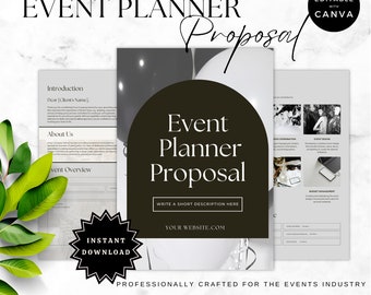 Event Planner Proposal Template | Wedding Florist Proposal Template | Event Management Proposal | Party Planner Guide | Client Onboarding