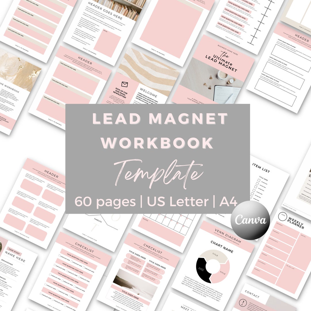 Lead Magnet Template, INSTANT DOWNLOAD, Done for You, Course Creator ...
