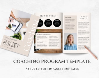 Coaching Program Template | INSTANT DOWNLOAD | Coaching Tools | Done for You Business Coaching Template |  Coaching Business