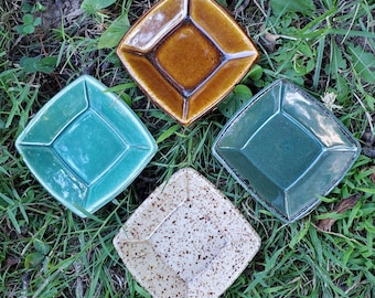 Square Ceramic Multi Purpose Ring / Trinket Dish
