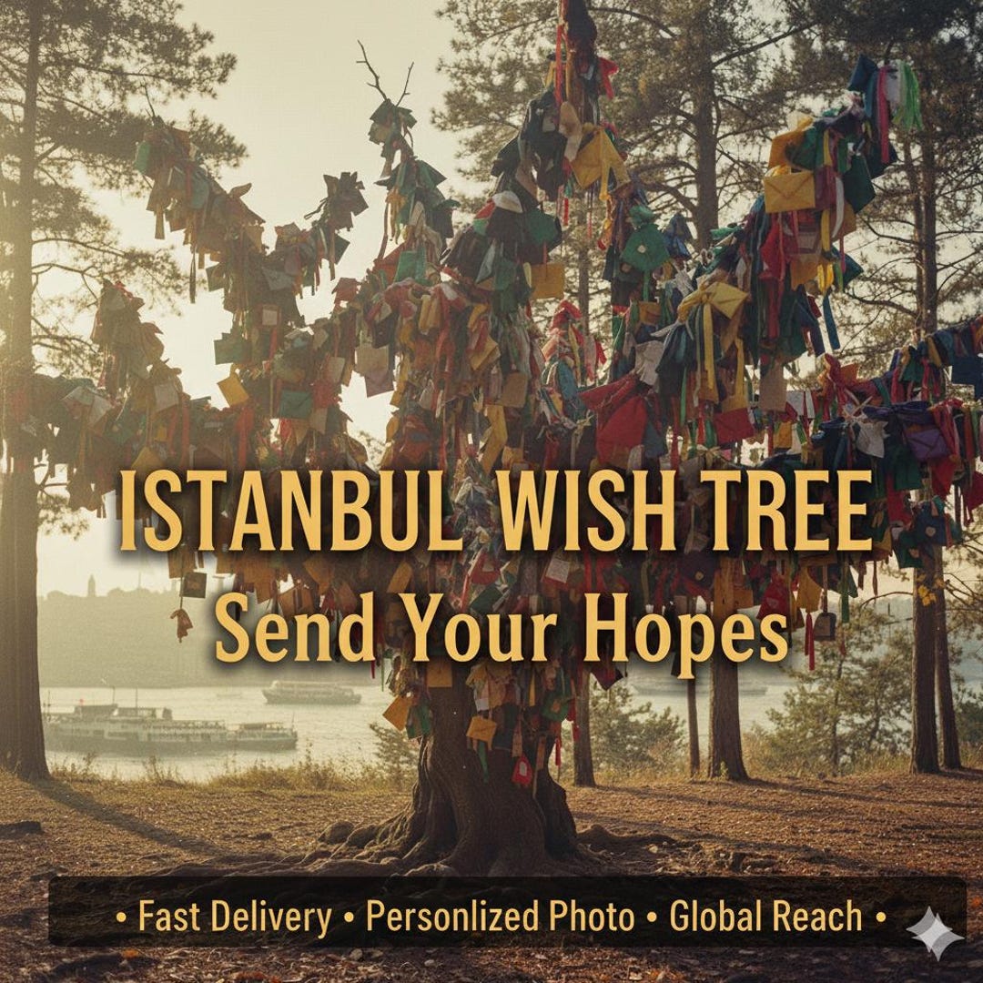 Personalized Wish Prayer Ritual: Istanbul Sacred Tree (digital Keepsake ...