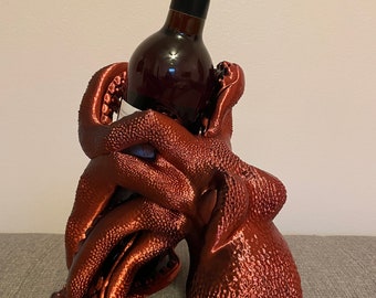 Octopus wine holder