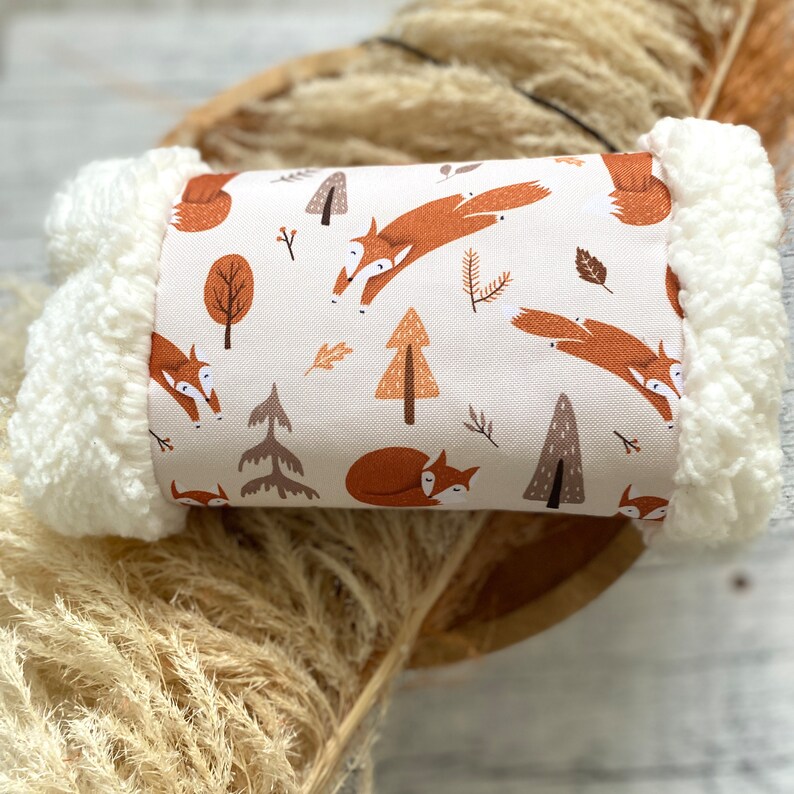 Handmuff für Kinder / Kindermuff / Muff / schnell und unkompliziert warme Kinderhände / Geschenkideen für Kinder / Füchse Bild 7