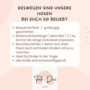 Pumphose für Babys und Kleinkinder / Babyhose / mitwachsende Schlupfhose / Baby Kleidung / Geschenke für werdende Mütter / Waldtiere Bild 6