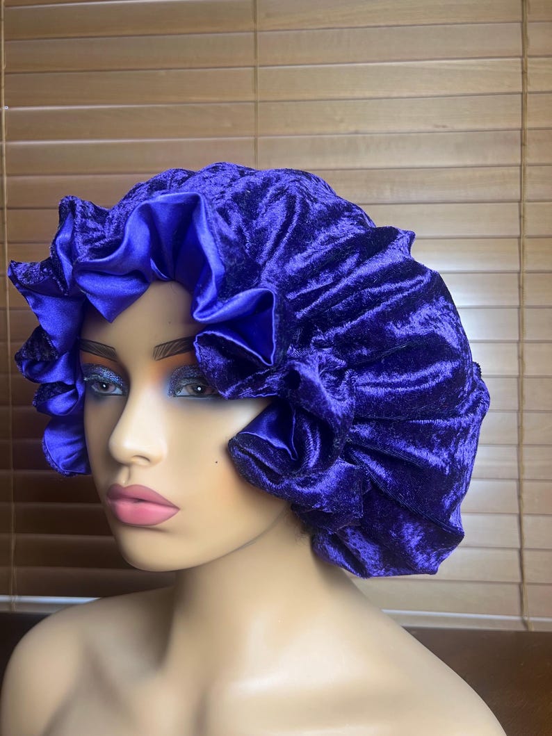 Deep Bonnets VELVET Adjustable Bonnets MANY COLORS - Etsy