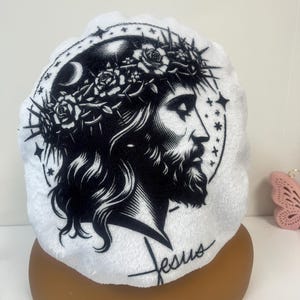 Jesus Adjustable Satin lined Hair Sleeping Bonnet Bild 1