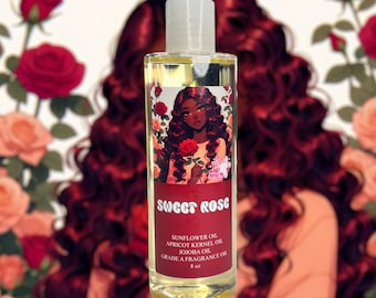 SWEET ROSE, Yummy Gloss Body Oil 8oz