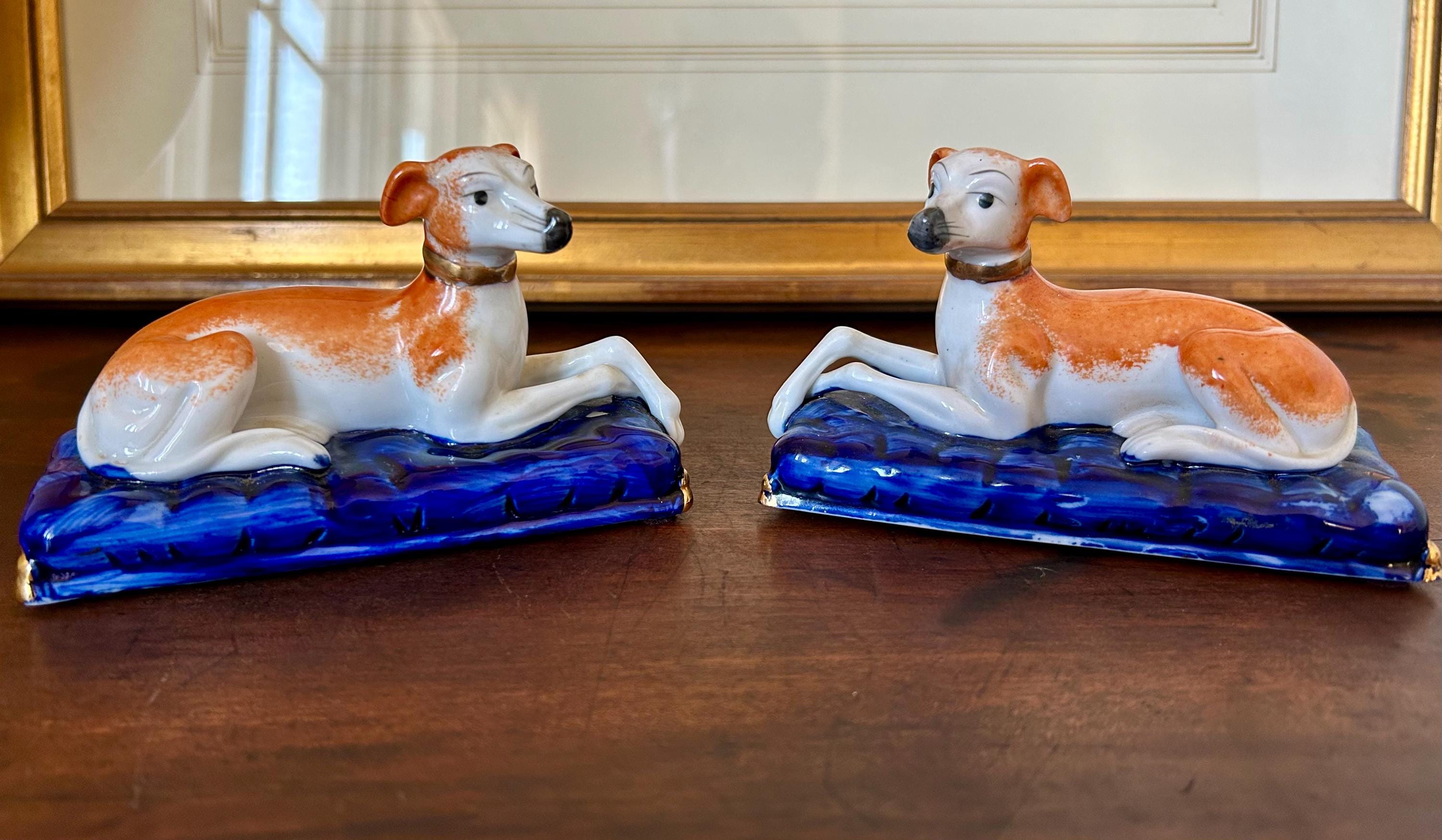 Staffordshire Pottery Whippet - Etsy