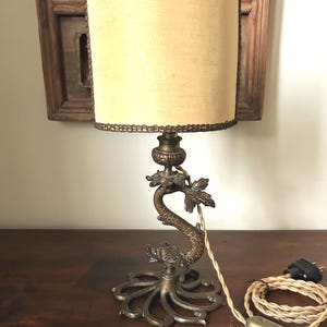 Vintage Asian Lamp - Etsy