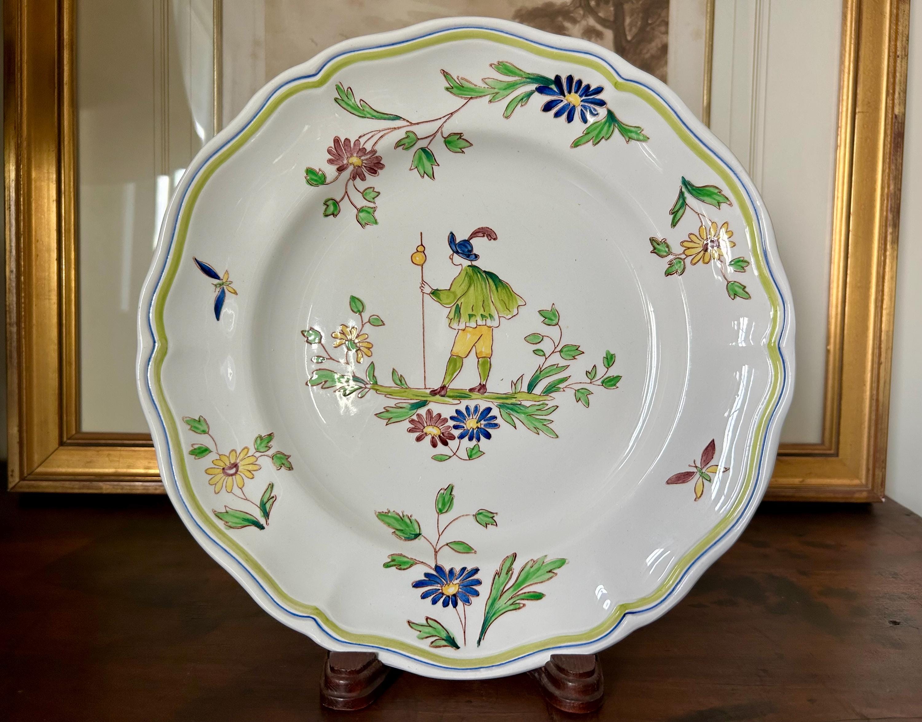 Moustiers プレート Moustiers Plates - Etsy