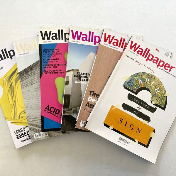 Wallpaper Magazine – 6 Hefte